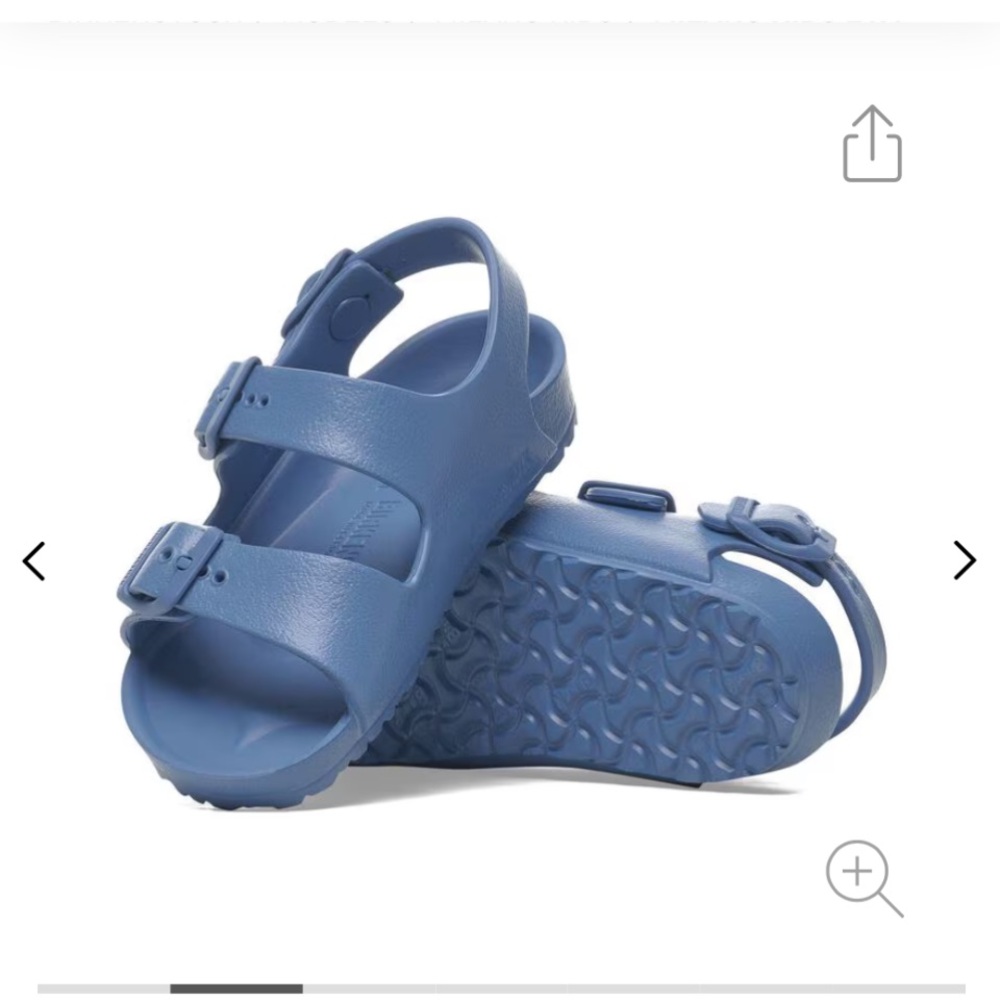 Birkenstock Milano EVA Blue Sandals Size 30
